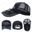 Mũ bóng chày PYCOU, Mũ chống nắng lưới mùa hè, Mũ Snapback chữ có thể điều chỉnh thoáng khí thông thường dành cho nam nữ