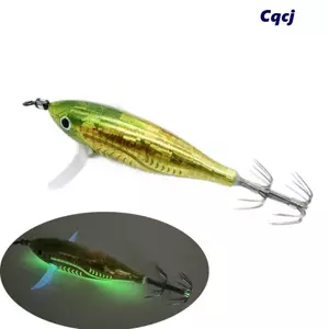 CQCJ Mồi tôm gỗ, Đồ câu cá Jig Móc mực, Chì mực 2023 7.5cm 5g Mồi bạch tuộc sống động như thật