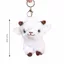QEARY Móc khóa cừu nhỏ, Móc khóa cừu PP Cotton DIY, Chủ đề động vật Cừu mặt trần Tân Cương Kawaii Lưu niệm du lịch Móc khóa Phụ kiện