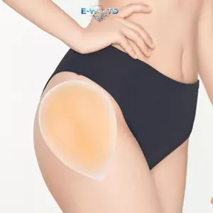 E-WOITD 1 Cặp Tăng Cường Mông Thoải Mái Có Thể Tháo Rời Đẩy Lên Mông Đường Viền Hông Silicone Mông Miếng Lót Nam Nữ Giả Mông Miếng Lót E-WOITD