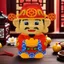Khổng Lồ Thần Tài Giáo Dục Khối Xây Dựng Các Hạt Nhỏ Lắp Ráp Đồ Chơi Trang Trí Phòng Khách Bé Trai Bé Gái Ngày Lễ