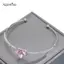 AqToCna Mới Trái Tim Tình Yêu Zircon Vòng Tay Đa Năng Hợp Thời Trang Phụ Kiện Dành Cho Nữ Dự Tiệc Trang Sức Quà Tặng AqToCna