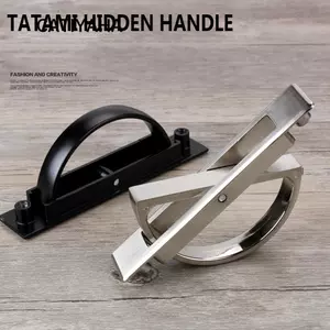 CATIYAHA Tatami Tay cầm ẩn Tủ sàn che giấu Tay nắm cửa bằng hợp kim kẽm