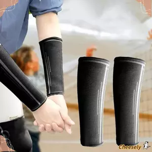 Tay nén trán CHEESELY, Tay áo bóng chuyền thoáng khí đàn hồi, Bảo vệ tia cực tím An toàn thể thao Hỗ trợ cổ tay Đi qua tay áo cho bóng rổ Tennis