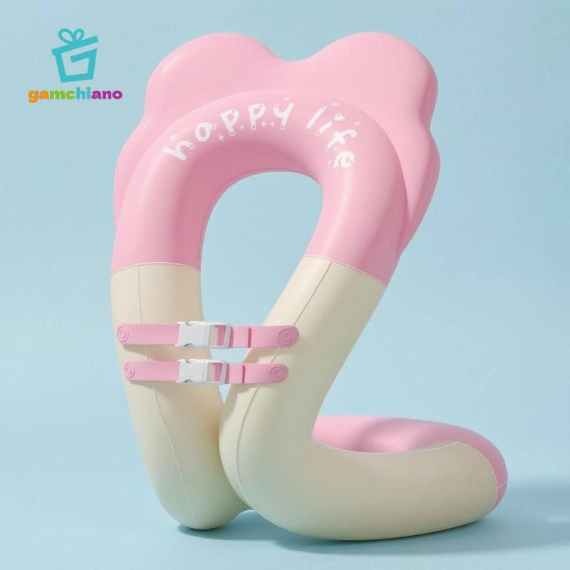 Gamchiano Bơm Hơi Trẻ Em Phao Khóa PVC Phao Bơi Dây Trước Nước Cho Trẻ Em, Bơi lội