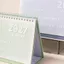 BEABOUT 2027 Lịch để bàn, Lịch lật đứng chống nước cuộn kim loại, Lịch trình hàng tháng sáng tạo Thiết kế đứng trang lật Thiết kế hàng tháng Công cụ lập kế hoạch hàng tháng Nghiên cứu tại nhà