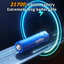 Zellmann 21700 Pin Lặn 30M + Đèn pha lặn chống nước siêu sáng chuyên nghiệp Dây tóc Laser trắng Đèn pha dưới nước để lặn cắm trại
