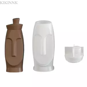 KIKIN Silicone Hình Học Khuôn Mặt Cho Nhựa Dự Án Nghệ Thuật Thủ Công Bình Độc Đáo Và Vật Dụng Trang Trí Cho Sáng Tạo Enthus