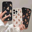 Ốp Lưng Họa Tiết Gấu Nơ Dễ Thương Cho Huawei Honor X7D X9D X8C X6A X7B X8B X7A X8C 400 Lite 200 Pro Vỏ Nhiều Bước TPU Matte Mềm Chống Sốc Bảo Vệ Camera Silicon