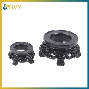 BVY Vintage Pha Lê Bóng Đế Nhựa Hình Cầu Hỗ Trợ Màn Hình Đứng Để Bàn Trang Trí Ghế Cố Định Phụ Kiện Trang Trí Nhà Cửa.