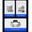 Đèn ngủ LED Giáng sinh CAST, Đèn chiếu xoay chạy bằng USB hình bông tuyết, Đèn khí quyển có thể điều chỉnh độ sáng dưới nước di động để trang trí Giáng sinh