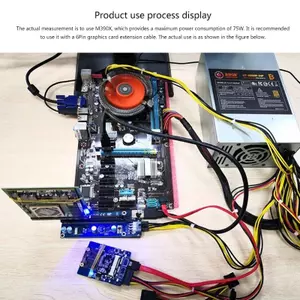 Btsg 75W PCIE Sang MXM3 0 Thẻ Mở Rộng PCI-E Sang MXM Riser Adapter Chuyển Đổi USB3 0 Cho Khai Thác BTC