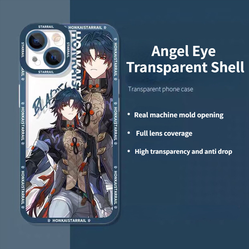 Honkai Star Rail Blade Bạc Wolf Kafka Vỏ Cho Huawei Honor X7D X9D X6C X8C X7B X8B X9B X7A 90 Lite X9A 5G Y9 Prime 2019 Vỏ Điện Thoại Thiết Kế Mới Họa Tiết TPU Trong Suốt