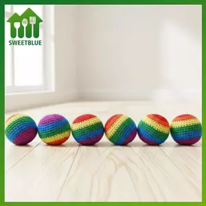 SWEET Túi chân làm bằng tay đầy màu sắc Pa 3 / 6 / 12 CÁI Móc để thực hành phối hợp n