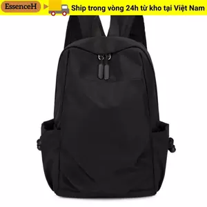Ba lô nam Mini ESSENCEH, Túi đi học đeo vai nhỏ chống thấm nước, Ba lô nam du lịch màu trơn chống mài mòn nhẹ