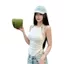 Áo Vest cổ dây ren phong cách nhẹ nhàng phong cách Hàn Quốc dành cho nữ mùa hè eo hẹp thon gọn hơn trông tinh khiết Phong cách mong muốn không tay đeo bên ngoài