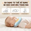 Gối Lưỡi Liềm Cho Bé HomeMate Đỡ Cổ Êm Ái, Gối Định Hình Đầu Cổ Vải Cotton Mềm Mại Cho Trẻ Sơ Sinh