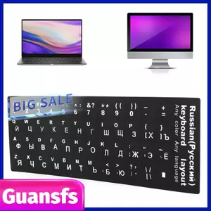 Guansfs Guansfs Tiếng Nga Miếng Dán Bàn Phím Máy Tính Với Lớp Phủ Độc Đáo Thân Thiện Với Da Chống Bụi Cho Du Lịch Văn Phòng Tại Nhà