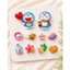 Set Charm Doraemon Du Lịch Biển Hè Ngọc Trai Sao Biển Vỏ Sò Trà Sữa Resin Cao Cấp Trang Trí Dép Kawaii 🌊🐚⭐🧋
