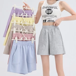Quần Short Nữ Mùa Hè Eo Cao Thoải Mái A-Chân Túi Lớn Phong Cách Hàn Quốc Ins ✨Luyoo25.vn✨