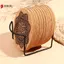 12 Chiếc Đế Lót Ly Bằng Gỗ Hình Tròn Thiết Kế Mandala Với Ra Round Cork Coaster VN