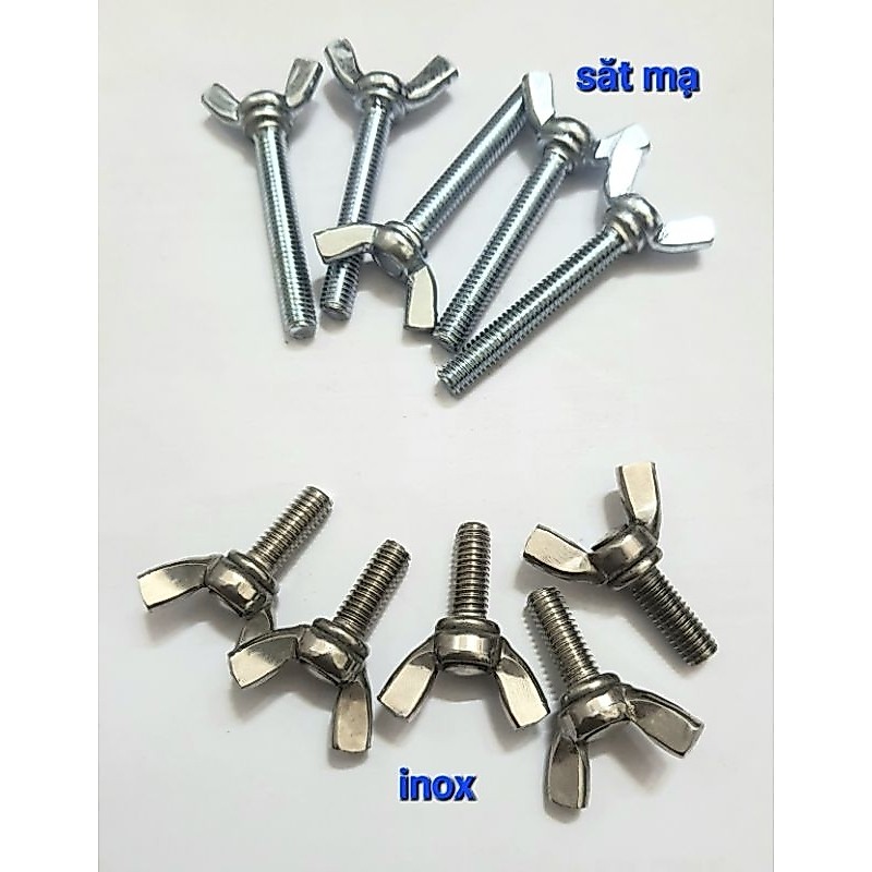 (set 5-10 con) bulong chuồn - bulong cánh buồm ( sắt và inox 304 ...