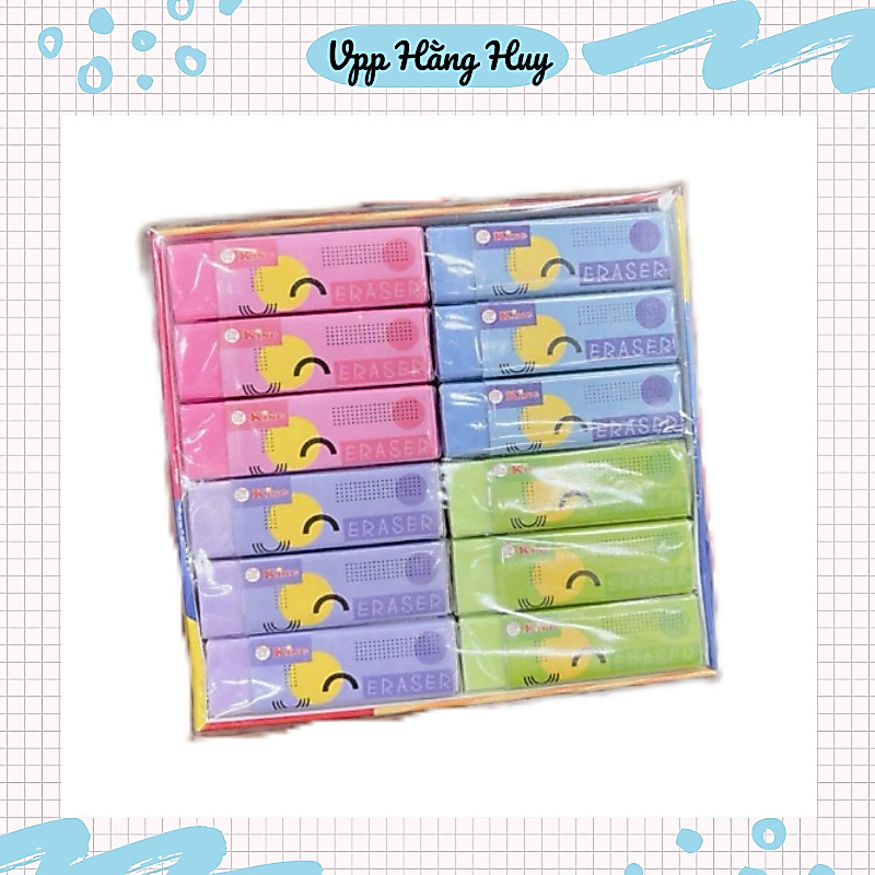Combo 5 viên tẩy màu chọn màu ngẫu nhiên