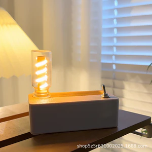 Đèn ngủ từ tính BL148 - Đèn Ngủ Từ Tính Decor Để Bàn – Đèn LED Xoắn Ốc Thủy Tinh Cao Cấp