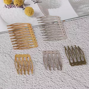 AqToCna 10 Cái 5 / 10 Răng Kim Loại Tóc Kẹp Tóc Móng Vuốt Hình Kẹp Tóc DIY Đồ Dùng Tóc AqToCna
