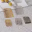 AqToCna 10 Cái 5 / 10 Răng Kim Loại Tóc Kẹp Tóc Móng Vuốt Hình Kẹp Tóc DIY Đồ Dùng Tóc AqToCna