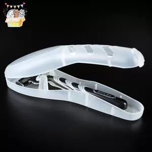 Hộp đựng máy cạo râu nam Hộp đựng nhựa trong suốt Hộp đựng dao cạo du lịch di động Hộp đựng dao cạo chất lượng cao ELWW