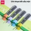 Ruột Bút Chì Kim Ngòi 0.5mm 0.7mm HB Deli - Hộp Ngòi Chì Kim 50 Chiếc 90mm Mix Màu Hộp Nắp Lật Nhỏ Gọn Tiện Lợi