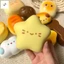 Đồ chơi mực bánh mì hoạt hình - Miếng bọt biển ép phục hồi chậm để giảm căng thẳng