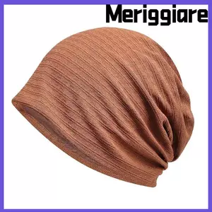 Mũ Heaps MERIGGIARE, Mũ chui đầu in chữ co giãn, Mềm mại Bảo vệ tai nhỏ hơn Turban Maiden