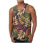 Mới Cây Cọ 3D In Hình Tank Top Dành Cho Nam, Không Tay Đi Biển Họa Tiết Gai Dầu Hawaii Áo Vest Thường Ngày, Mềm Mại