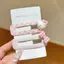 Bộ đồ hoạt hình dễ thương Kẹp tóc kẻ sọc Kitty mềm mại Sức sống Giảm tuổi Phù hợp với mọi trận đấu tươi mát
