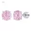 PNPIA- Bông Tai Pha Lê Mặt Nhiều Màu Thép Không Gỉ Vít Ba Thân Thiện Với Da Trang Sức Khuyên Cho Đi Biển Kỳ Nghỉ Mặc