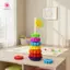 MJnmc Montessori Đồ Chơi 1 Bộ Trẻ Em Quay Cầu Vồng Bánh Răng Staing Tháp Pháo Động Cơ Huấn Luyện Kỹ Năng Mầm Non Quà Tặng Cho Bé Trai Và Bé Gái Mới