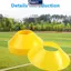 MAKY 10 Chiếc Nón Bộ Thiết Bị Huấn Luyện Bóng Đá Cho Kid Pro Đĩa Nón Nhanh nhẹn Tập Thể Dục Trở ngại Tránh Thể Thao Phụ Kiện Huấn Luyện VN