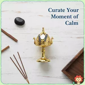 Lư Hương Chống Trầy Xước Hợp Kim Rỗng Bột Không Dính Giá Đỡ Cho Kệ Sách Để Bàn Phụ Kiện