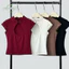 CATMALLER88 Mandarin Collar Top, Stand Collar Nút Nút Nút Nút Rỗng Ra, Vintage Keyhole Cutout Slim Fit Phong Cách Trung Hoa Nút Nút Áo Nữ