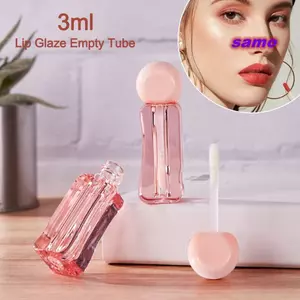 SAMO Lip Glaze Ống rỗng, Dụng cụ trang điểm 3ML Ống bóng môi, Son bóng Chai Đồ dùng du lịch Có thể nạp lại Thanh dày Lip Glaze Tube Nữ Lady Girl