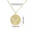 Ánh Sáng Sang Trọng Full Kim Cương Tôn Giáo Hòa Bình Bồ Câu Tròn Mặt Dây Chuyền Vòng Cổ Nữ 18k Mạ Vàng Mặt Dây Chuyền Vòng Cổ Cầu Nguyện ins Phong Cách 2026-6-26