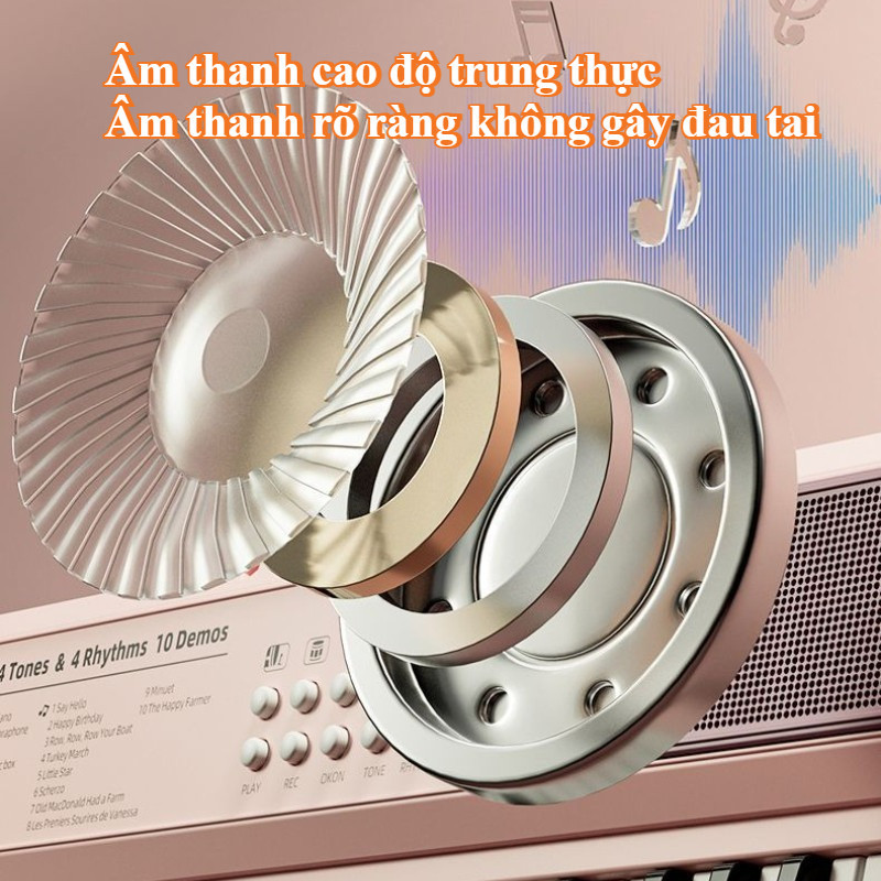 Đàn Piano Điện Tử Trẻ Em 37 Phím,Kèm Micro,Đàn Điện Tử,Đồ Chơi Âm Nhạc Dành Cho Bé