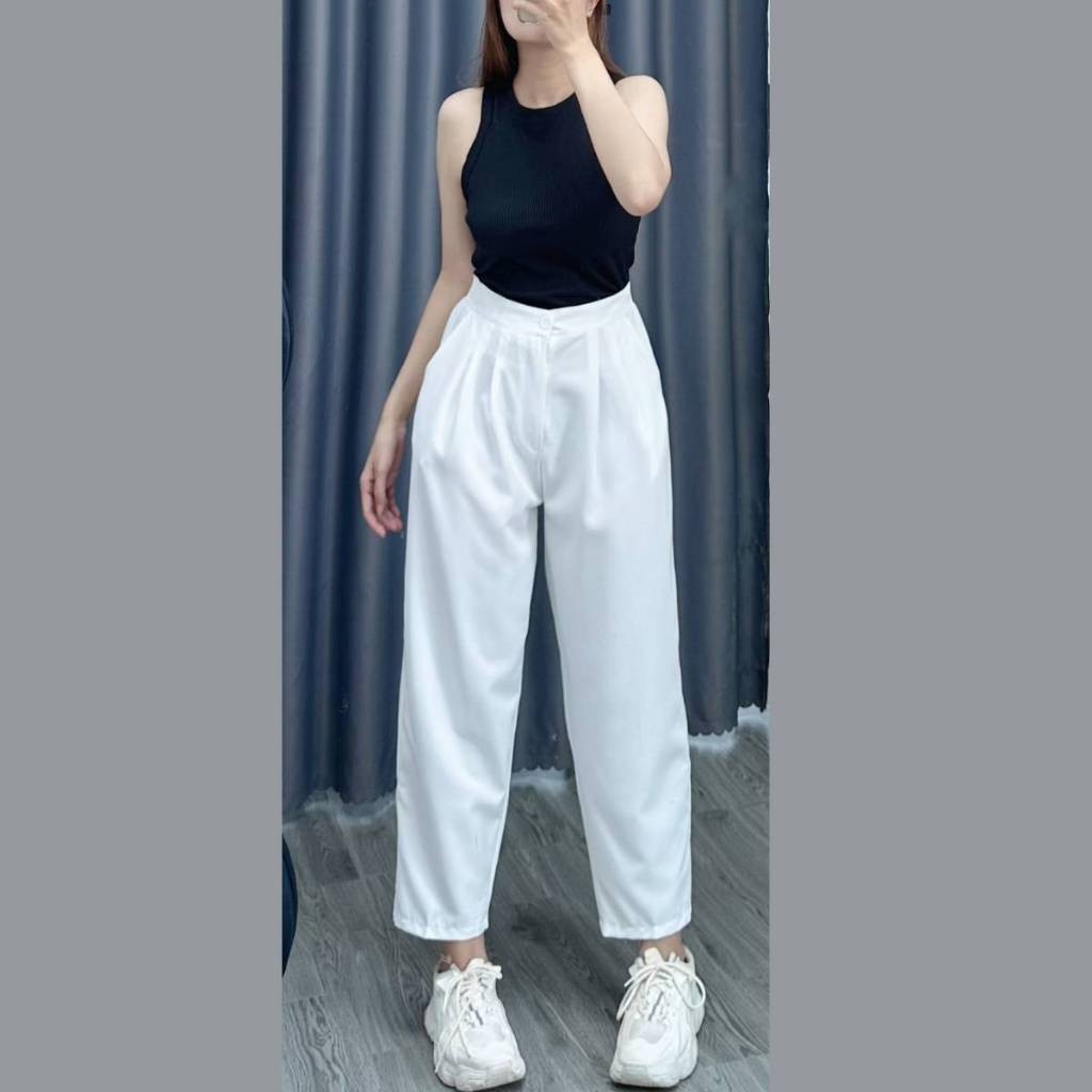 Quần Baggy Bigsize Cô Nhỏ Mặc Đi Làm,Đi Học,Đi Chơi Cực Thoải Mái(QBG01/Q17)