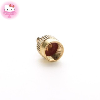 Moonlights 10 Chiếc Xe Chrome Kim Loại Có Rãnh Nắp Thân Van Có Dụng Cụ Tẩy EN