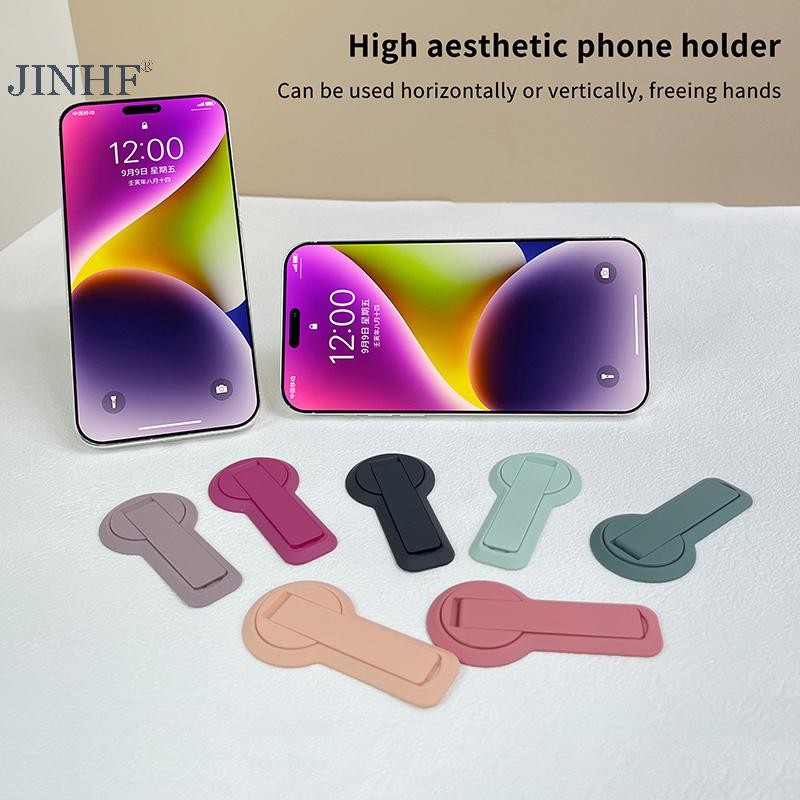 JINHF Di Động Tự Dính Giá Đỡ Điện Thoại Di Động Chân Đế Có Thể Gập Lại Để Bàn Điện Thoại Gắn Chân Đế Cho Android HOT