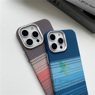 Vỏ giảm họa tiết sợi Carbon từ tính cho IPhone 17 13 14 15 16 Pro Max Vỏ mờ sạc không dây