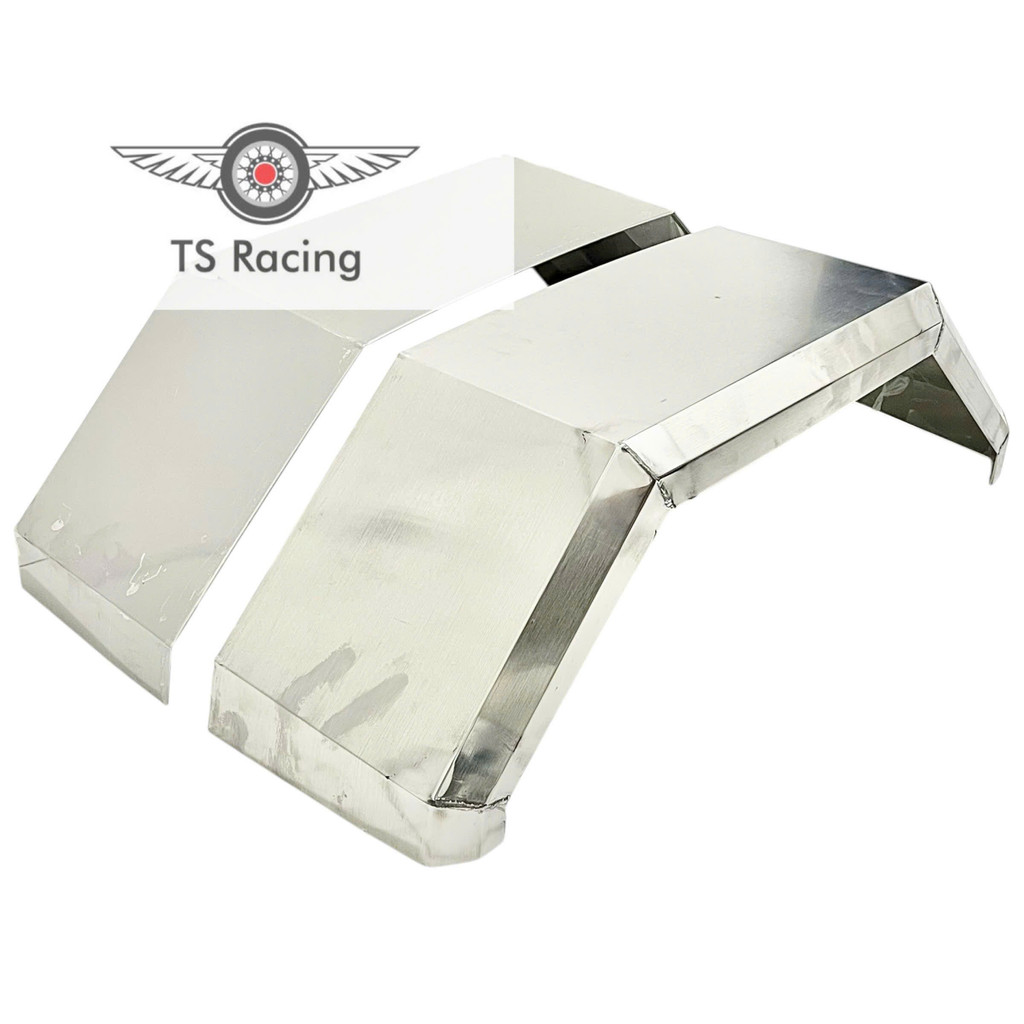 Cặp dè inox xe ba gác xe lôi 1 bánh không sóng