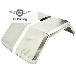 Cặp dè inox xe ba gác xe lôi 1 bánh không sóng